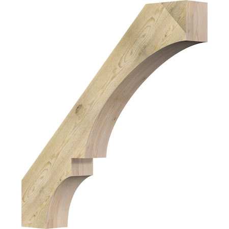 Ekena Millwork 6"W x 42"D x 42"H Balboa Rough Sawn Knee Brace, Douglas Fir BRC06X42X42BOA00RDF